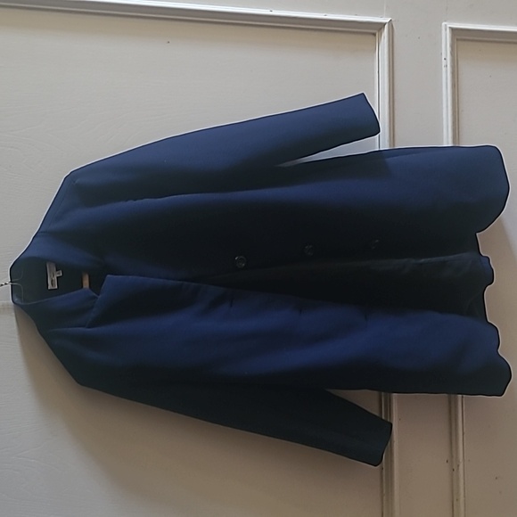 Waverly Grey Nikki Coat, Navy & Grey, Sz M, Made in U.S.A. - Picture 5 of 11